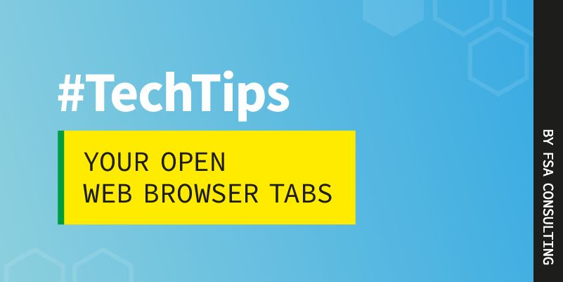 #TechTips: How many Web Browser Tabs should you have open