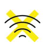Disconnected wi-fi icon